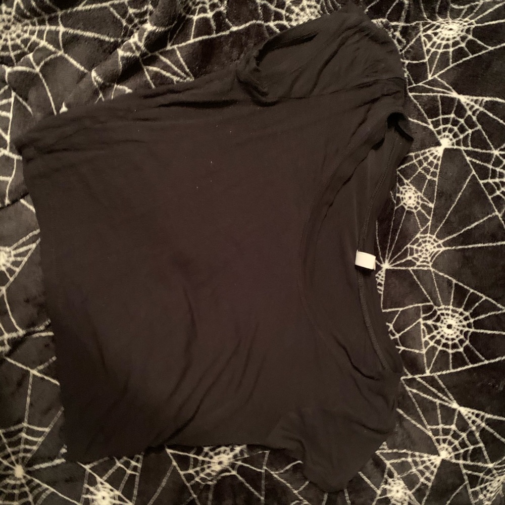 Black crop top